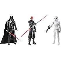 STARWARS フィギュア Star Wars Clash of the Dark Side, 30-cm Action Figure Set, 3-Pack